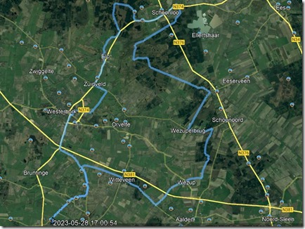 fietsen Mantinge Schoonloo Wezup 28-05-2023